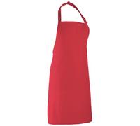 Premier Colours Bib Apron/Workwear (One Size) (Strawberry Red)