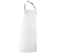 Premier Colours Bib Apron/Workwear (One Size) (White)