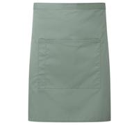 Premier Colours Front Pocket Waist Apron in Green Premier Green