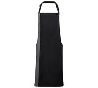 Premier Contrast Bibbed Full Apron PC7269