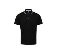 Premier Contrast Coolchecker® polo - Mens, 100% Polyester, Oeko-Tex