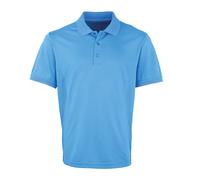 Premier Coolchecker® piqué polo - Mens, 100% Polyester Piqué, Oeko-Tex