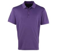 Premier Coolchecker® Piqué Polo - Purple