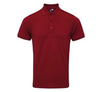 Premier Coolchecker® Plus Piqué Polo - Burgundy