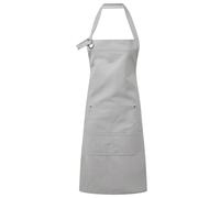 Premier Cotton Canvas Pocket Apron in Silver Premier Silver