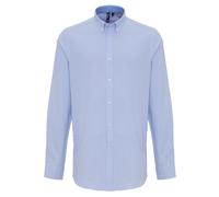 Premier Cotton-rich Oxford stripes shirt - Classic button-down collar