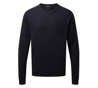 Premier Crew neck cotton-rich knitted sweater - Mens Knitted Jumper, 55% Cotton