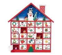 Premier Decoration Wooden Advent House, 40 cm