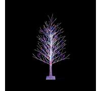Premier Decorations LED Birch Tree, Rainbow in White, Size 1.2m, Plastic | Charlies