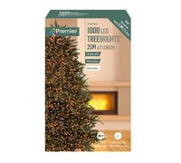 Premier Decorations 1000 Vintage Gold LED Treebrights with Multi Actio