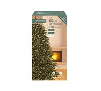 Premier Decorations 12.5m WARM WHITE 500 LED Supabright CHRISTMAS TREEBRIGHT Festive LIGHTS for 1.5m Tree