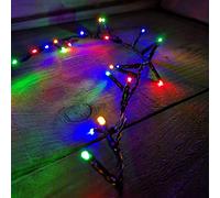 PREMIER LED String Lights TreeBrights 1500 - Multi-Action, Multicolour, Timer - 5m Green Cable