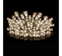 16m 200 LED Premier Supabright Outdoor Christmas Lights Warm White Clear Wire
