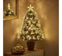 Premier Decorations 2ft Fibre Optic Small Christmas Tree