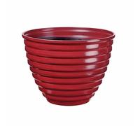 Premier Decorations 30cm Polypropylene Burgundy Plant Pot
