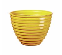 Premier Decorations 30cm Polypropylene Yellow Plant Pot