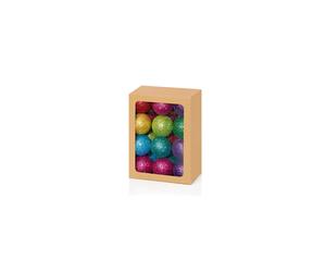 Premier Decorations 30mm Glitter Balls - Rainbow