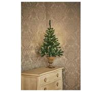 Premier Decorations 3ft Pre lit Flocked Table Christmas Tree