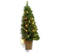 Premier Decorations 3ft Pre lit Half Basket Christmas Tree