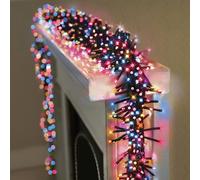 Premier Decorations 480 Rainbow LED Christmas Tree Lights