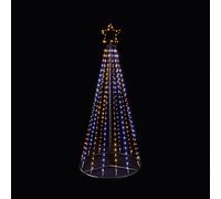 Premier Decorations 4ft Pyramid LED Christmas Tree
