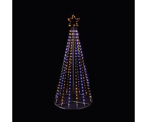 Premier Decorations 4ft Pyramid LED Christmas Tree