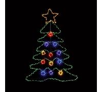 Premier Decorations 4ft Twinkling LED Christmas Tree
