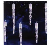 Premier 24 (6.9m) Hard Plastic Chaser Icicle Lights with 72 Cool White LEDs
