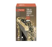 Premier Decorations - 720 Multi Action Cluster 1.5m x 1.4m x 1.1m, Warm White