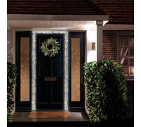 Premier Decorations 800 White LED Christmas Cluster Lights