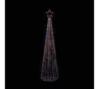 Premier Decorations 8ft Pyramid LED Christmas Tree