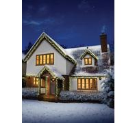 Premier Decorations 960 Multi Action Cluster Lights White