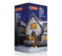 Premier Decorations 960 Multi Action Cluster Lights With White Led White