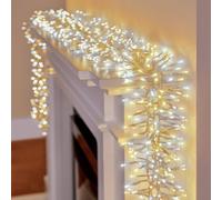 Premier Decorations 960 White LED Christmas Cluster Lights