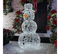 Premier Decorations Christmas Acrylic Snowman Decoration