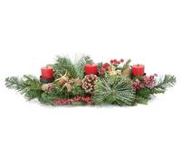 Premier Decorations Christmas Candle Centre Piece Decoration