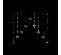 Premier Decorations Colour Snowflake Christmas Window Lights
