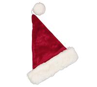 Premier Decorations Deluxe Plush Santa Hat, 53cm Red