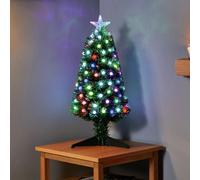 Premier Decorations Fibre Optic Small Christmas Tree