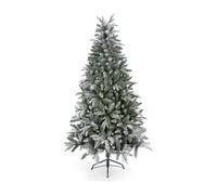 Premier Decorations Flocked Lapland Spruce Christmas Tree - 5ft