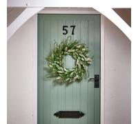 Premier Decorations Frosted Eucalyptus Christmas Wreath