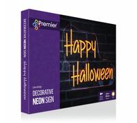 Premier Decorations Halloween Neon Wall Sign Happy Halloween Decoration