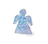 Premier Decorations Light Up Iridescent Twist Angel Christmas Decoration - 35cm - Battery Operated White LEDs - Christmas Decoration For Home - Festive Christmas Lights - Novelty Christmas Decoration