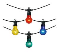 Premier Decorations Limited 10 Bulb Festoon Lights Multi Coloured