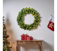 Premier Decorations Pre lit Oregon Christmas Wreath