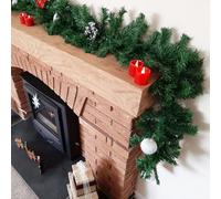 Premier Decorations Limited 2 X Artificial Christmas Garland Plain Green 2.7M