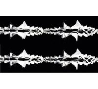 Premier Decorations Limited 2 X Foil Christmas Garland Ceiling Decoration Premier Silver & White Garland 2.7M