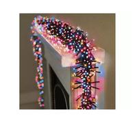 Premier Decorations Limited 480 Led Christmas Cluster Lights Rainbow Multi Action Timer Lights 6.2M