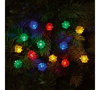 Premier Decorations Limited 80 Multicolour Led String Lights With Timer Function