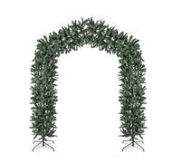 Premier Decorations Limited Artificial Christmas Tree Door Arch Garland Plain Green Decoration 2.4M